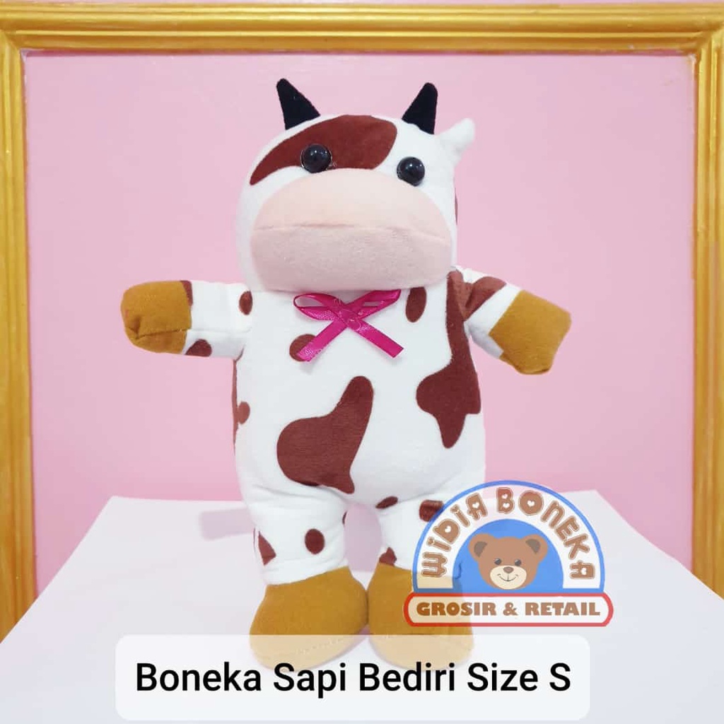 BONEKA SAPI BERDIRI SIZE S