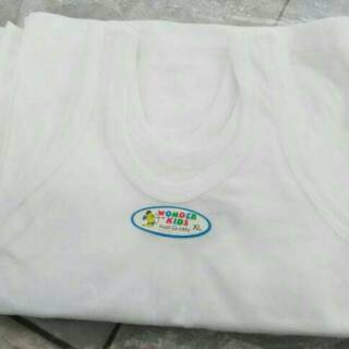 Kaos dalam anak  adem bahan  katun  merk  wonder kids adem 