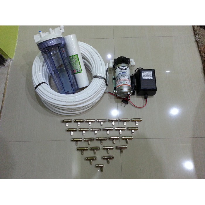 Paket Misting Embun Nozzle Sprayer 25 Titik Nozzle