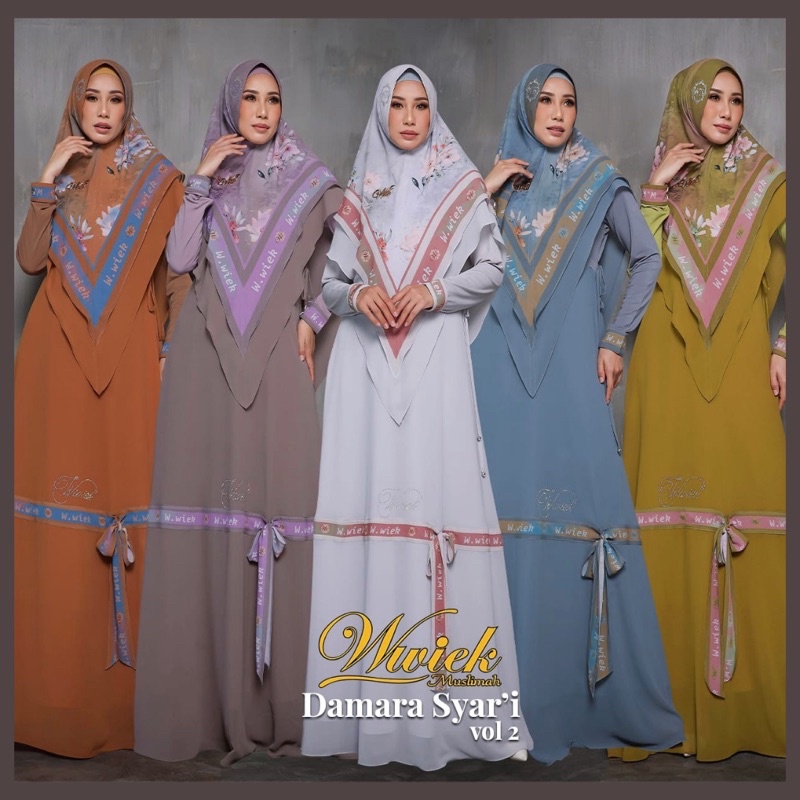 Damara Set Syari Original By Wwiek Muslimah