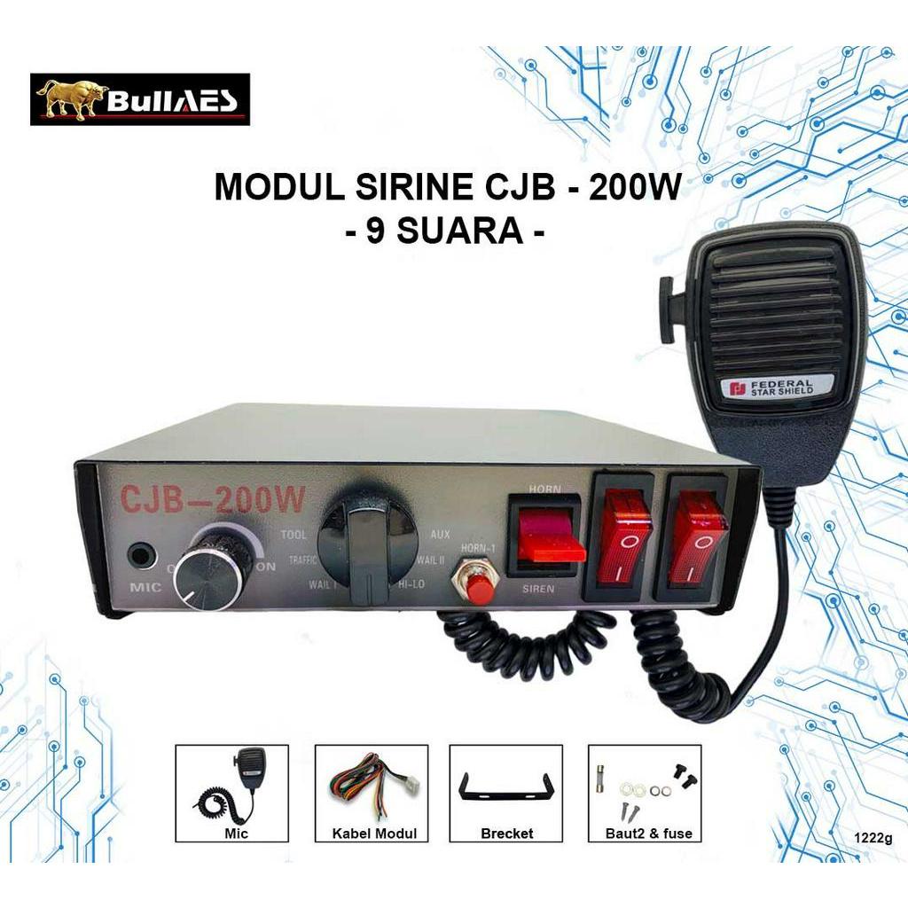 MODUL SIRINEE 200 WATT 9 SUARA EMERGENCY HORN