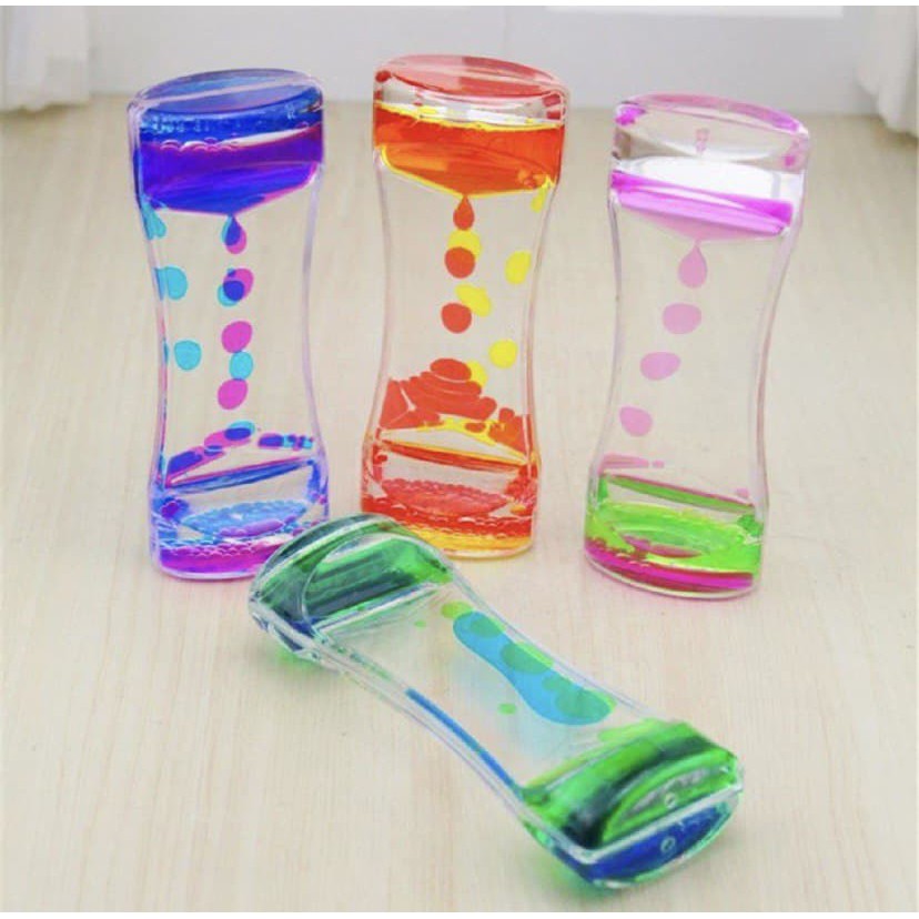 Liquid Motion Bubbler Sensory Toy Fidget Pop It Timer Jam Air Tiktok