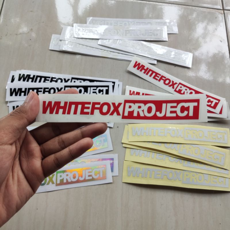 STICKER CUTTING WHITEFOXPROJECT