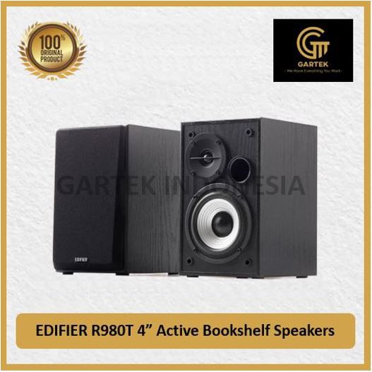 Edifier R980T 4" Active Bookshelf Speakers - 2.0 Computer Speaker