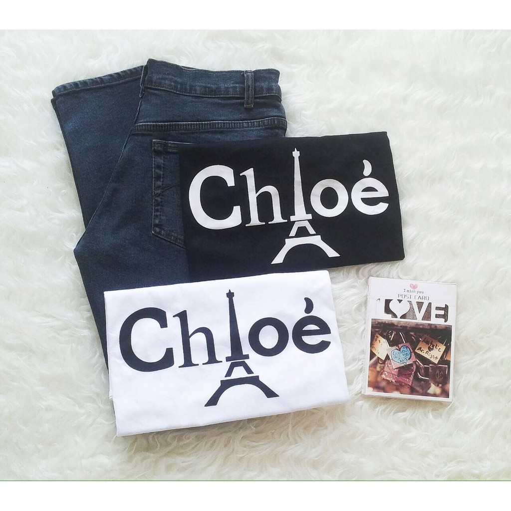 kaos cewe CHLOE paris / t shirt