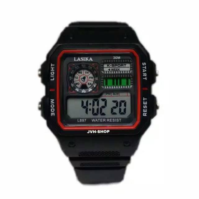 JAM TANGAN PRIA KEREN SPORTY LASIKA 897  ORIGINAL WATER RESIST BEST SELLER