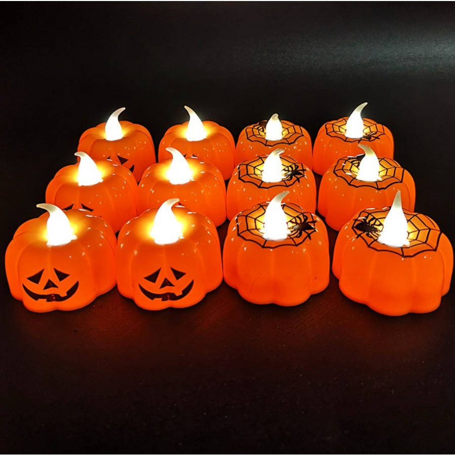 LALA lampu lilin labu pumpkin lamp hiasan pesta halloween