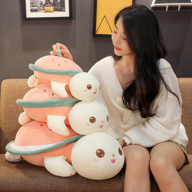 Boneka Kura kura Besar Bahan Plush Lembut Untuk Anak Laki Boneka Kura kura Besar Bahan Plush Lembut Untuk Anak Laki