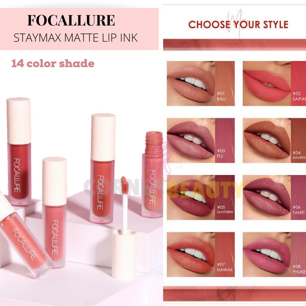 Focallure staymax Lipstick Matte focallure lipstik fokalur