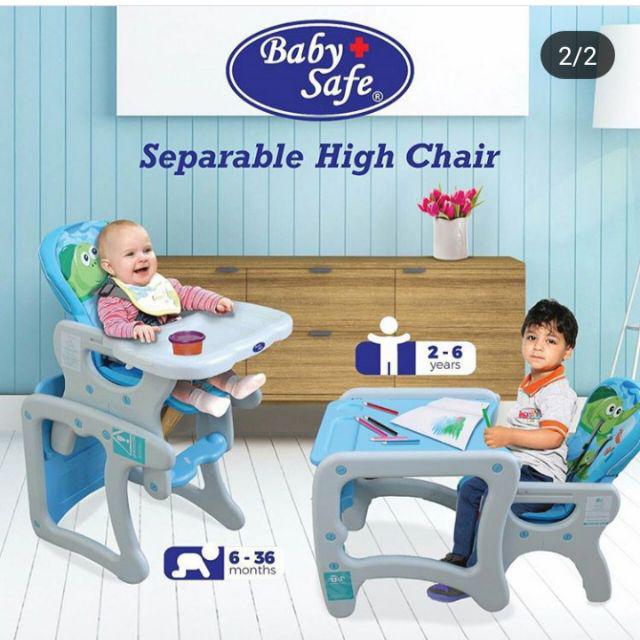 baby safe separable high chair