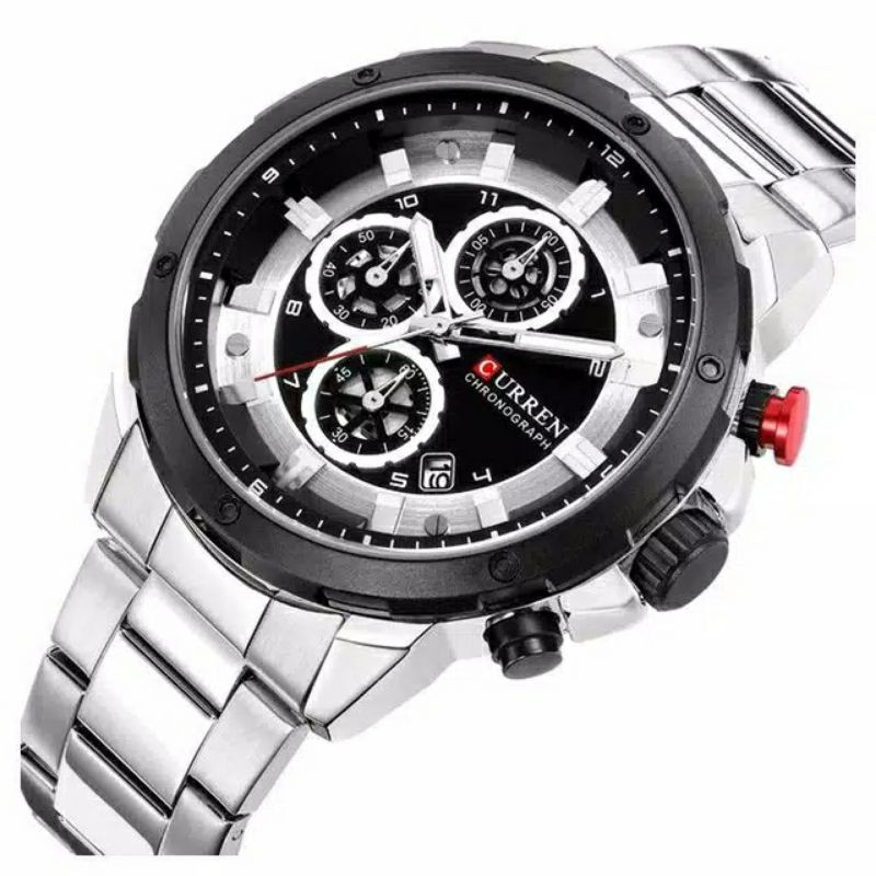 JAM TANGAN PRIA ORIGINAL ORI JAM TANGAN CURREN 8323 ORIGINAL JAM TANGAN PRIA ELEGANT CRONO AKTIF COD