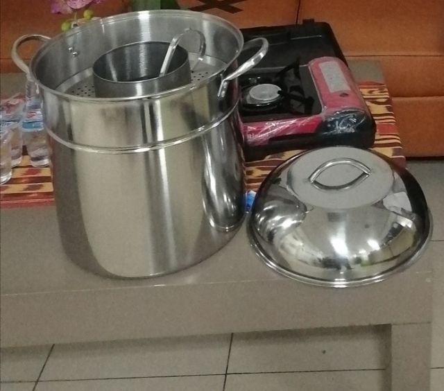 Panci Bakso Supra 30 Qt Stainless Steel Panci Supra Bakso Pot Dandang