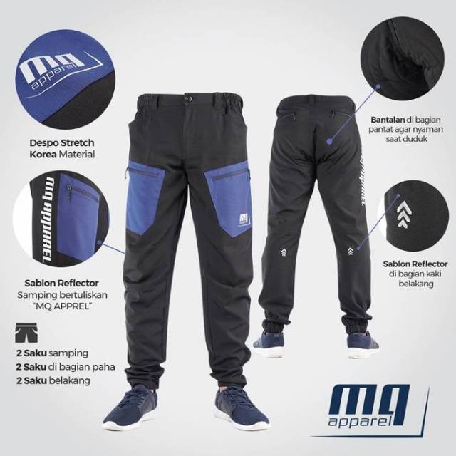 Celana panjang sepeda Pria