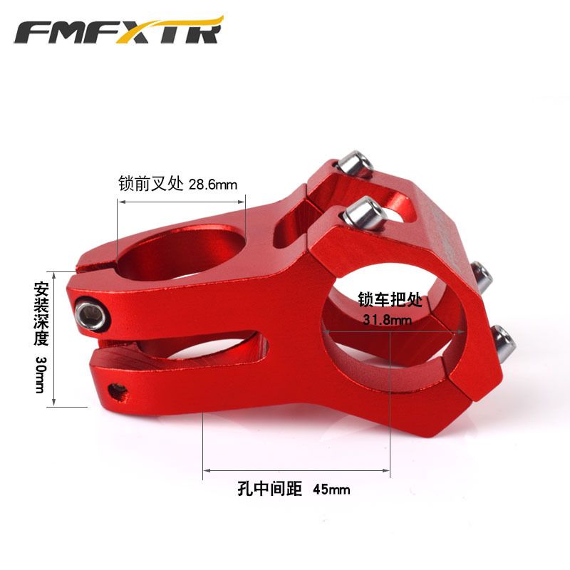 FMFXTR Alloy Bicycle Stem Stang Sepeda 31.8 mm