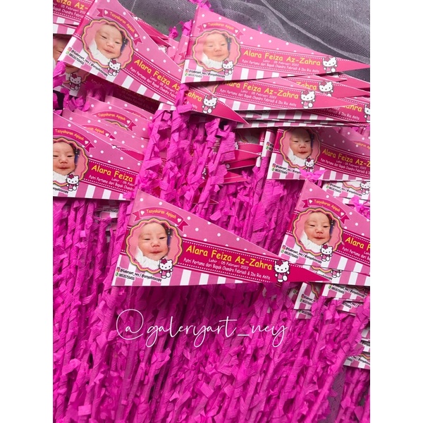 BENDERA AQIQAH COSTUM