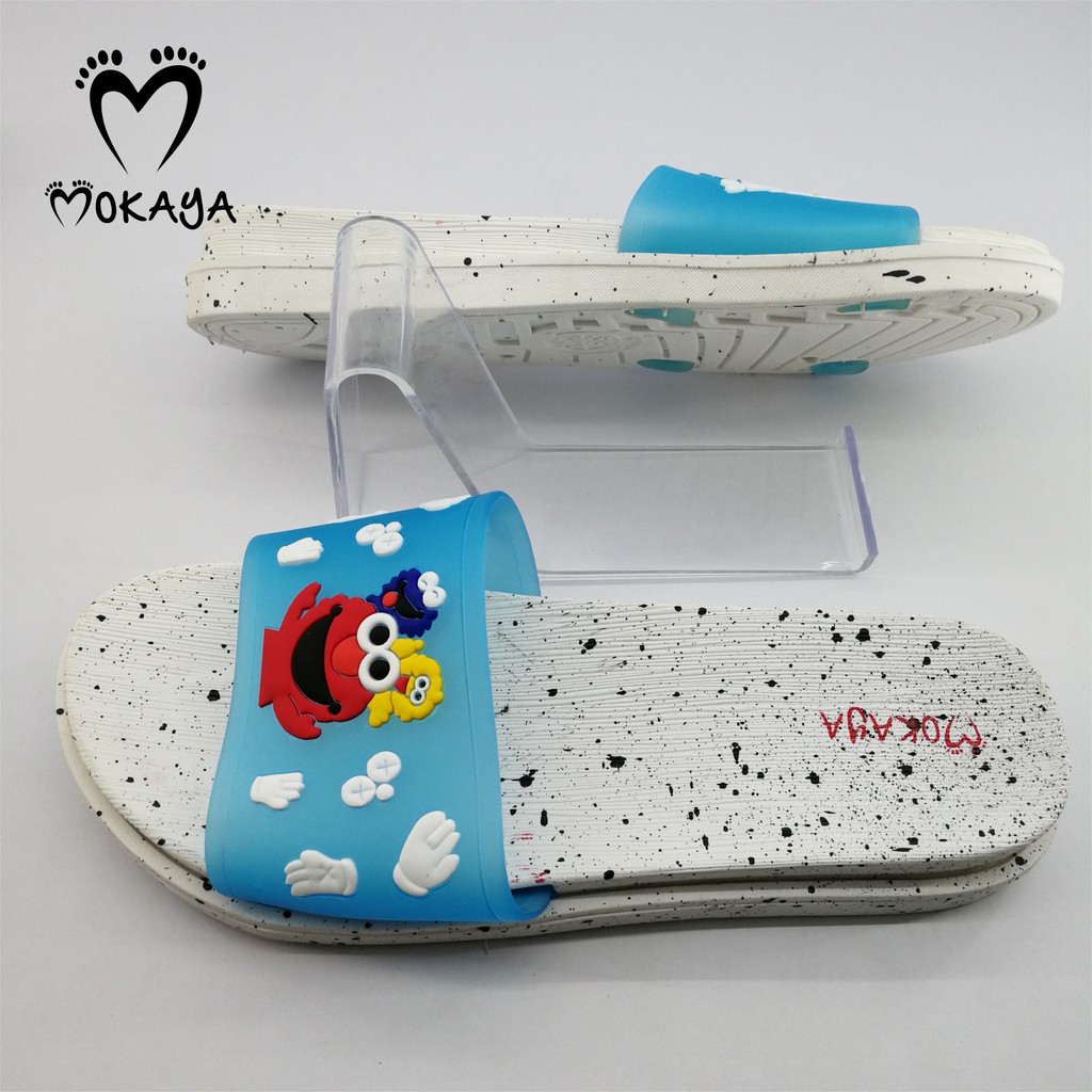 Sandal Slop Wanita Elmo Keren Lucu Terfavorit Import Mokaya / size 36-40 (1968-1T)