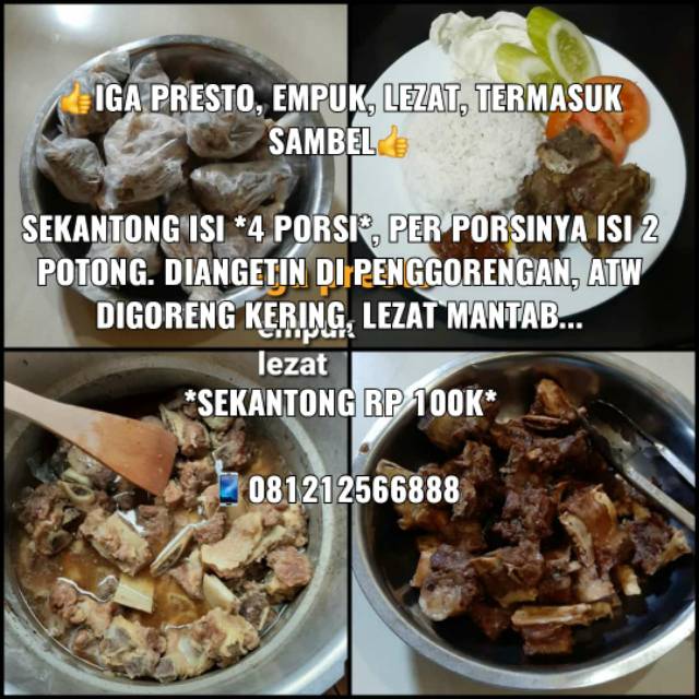

Iga sapi frozen