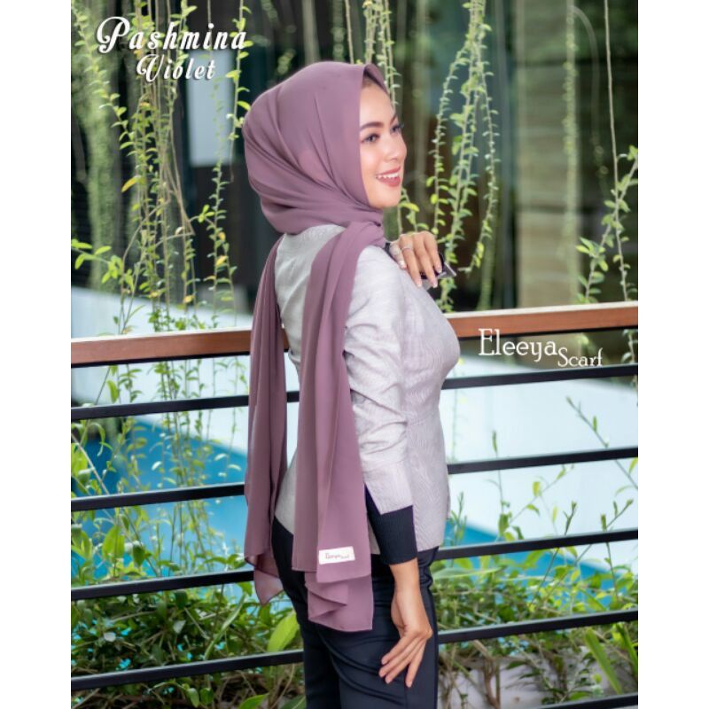 HIJAB PASHMINA POLOS || ELEEYA SCRAF