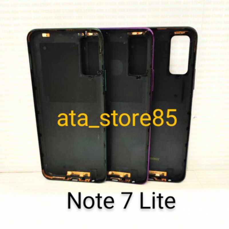 Backdoor Backdor Backover BC Back Casing Kesing Housing Tutup Belakang Baterai Infinix Note 7 Lite X656 Original