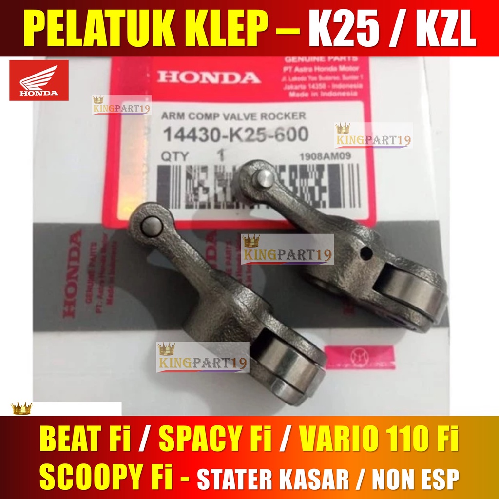 PELATUK KLEP PLATUK KLEP PELATUK KATUP KLEP BEAT FI SCOOPY FI SPACY FI VARIO 110 FI STATER KASAR KUALITAS ORI K25 KZL