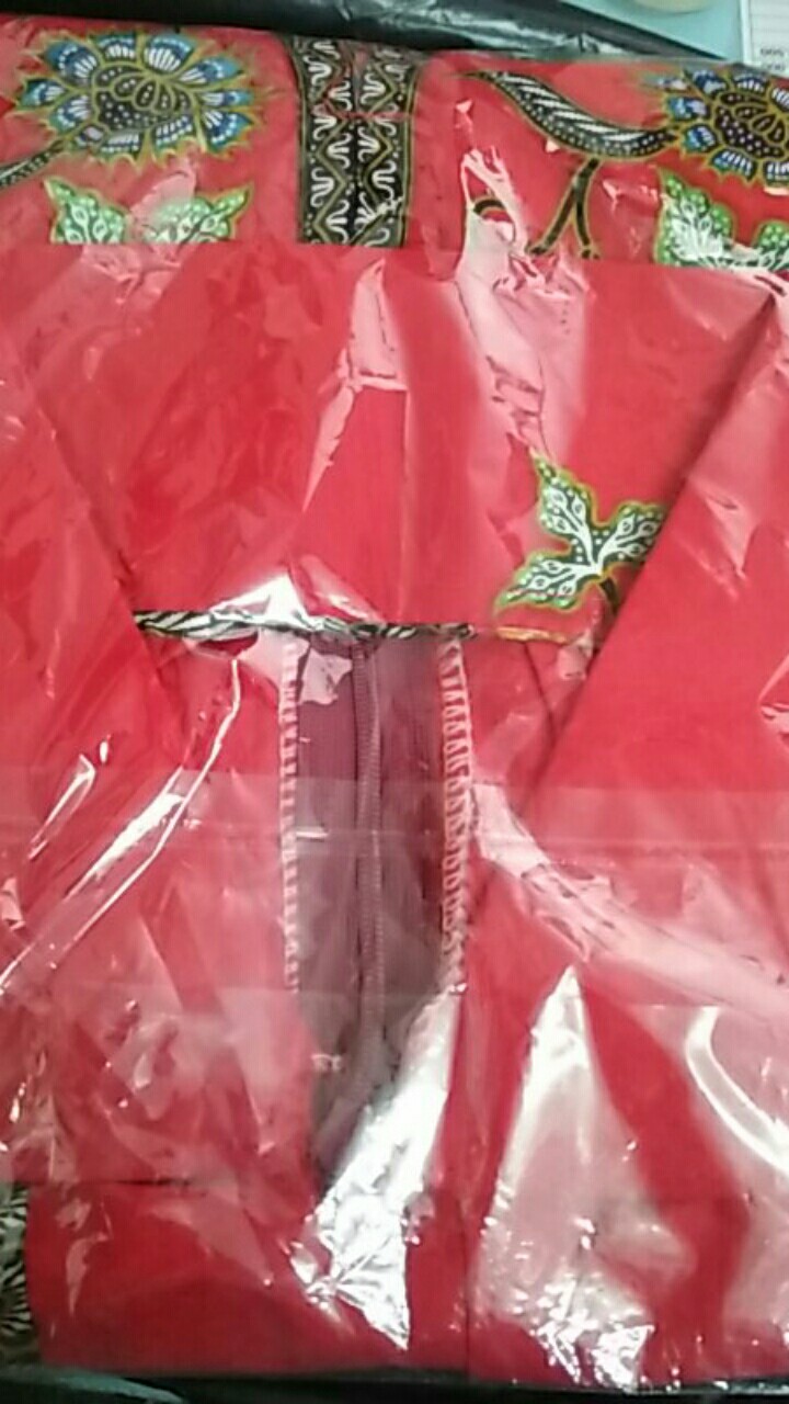 S-m-l-xl-xxl-3l-4l-5l Batik Tunik Wanita Unggul Jaya Asj Sa Hrb026 Kenongo Pekalongan Sogan Tulis