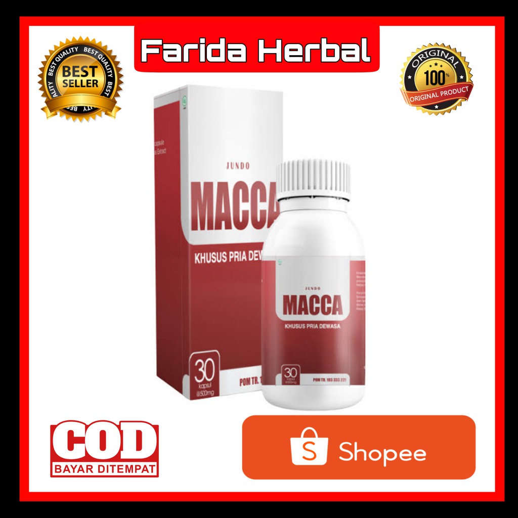 Jundo Macca 100% obat herbal Original produk BPOM RI-resmi - JUNDO MACCA