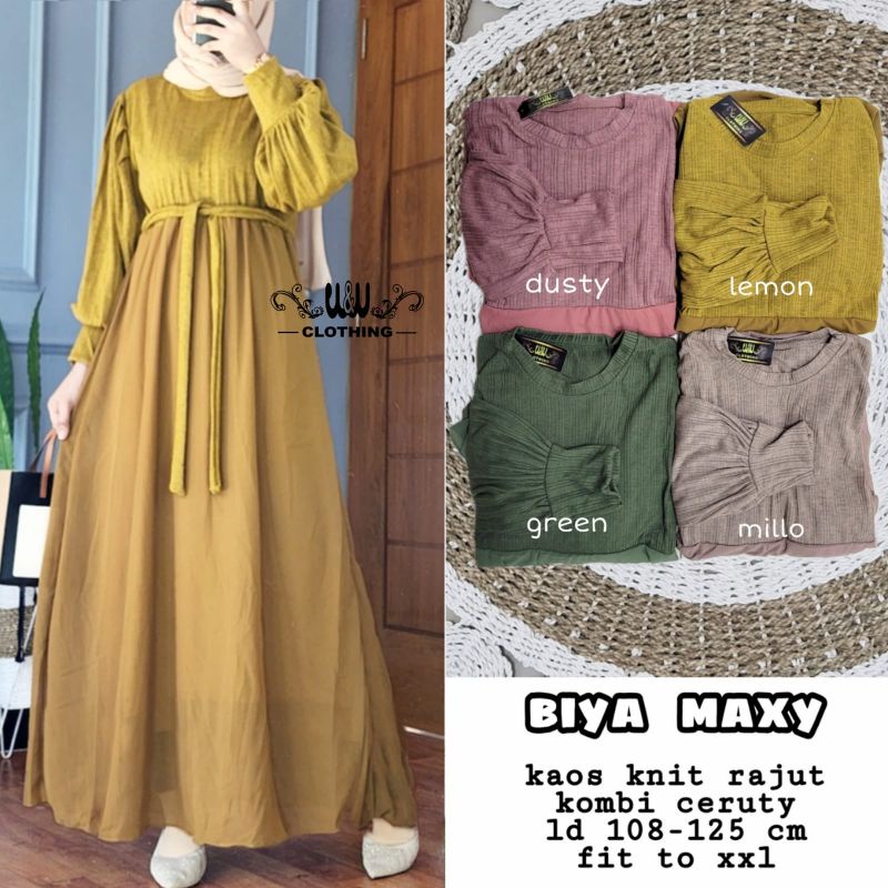 NEW BEST SELLER DRESS MAXY BY W&W CLOTHING (BIYA MAXY BY W&W CLOTHING)