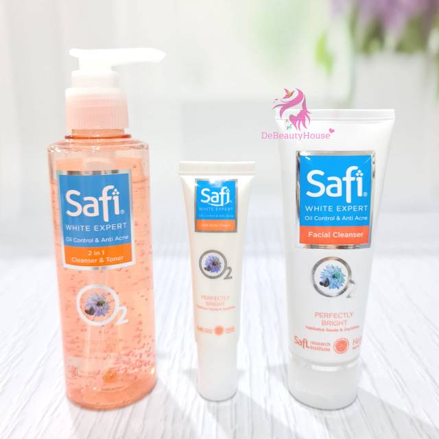 cara pakai safi 2 in 1 cleanser and toner oil control and acne