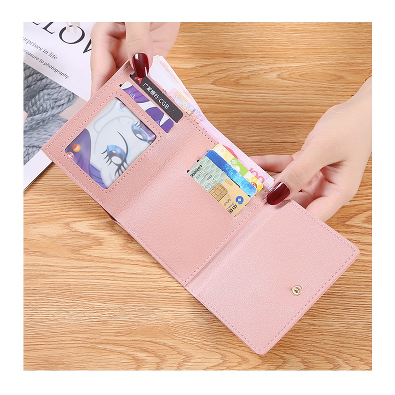 #LC-Wallet WD8351 Dompet Wanita Import Dompet Lipat Wanita