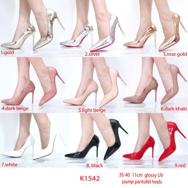 Sepatu pump stiletto heels 11cm