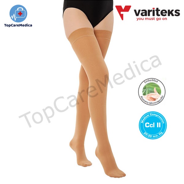 [904] Variteks Thigh High Closed Toe Ccl 2 (Stocking Varises)