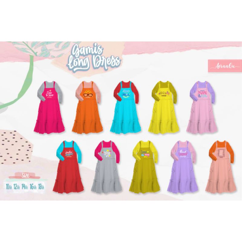 Gamis Longdress Aeraaqu Gamis Anak Remaja Perempuan Kekinian Aeraaqu