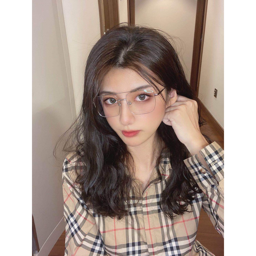 *ALIBABA1688*COD Kacamata Anti Radiasi/ Kacamata Baca Frame Metal Gaya Retro Untuk Pria / Wanita
