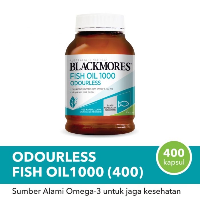 Blackmores Odourless Fish Oil 400 Tablets