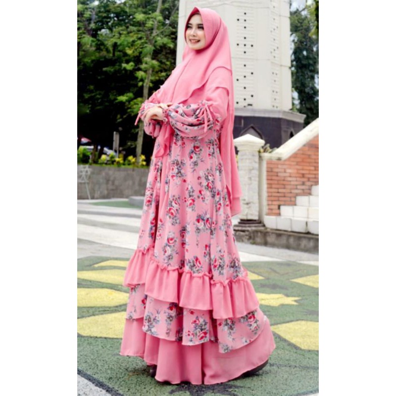 Gamis ceruty printing