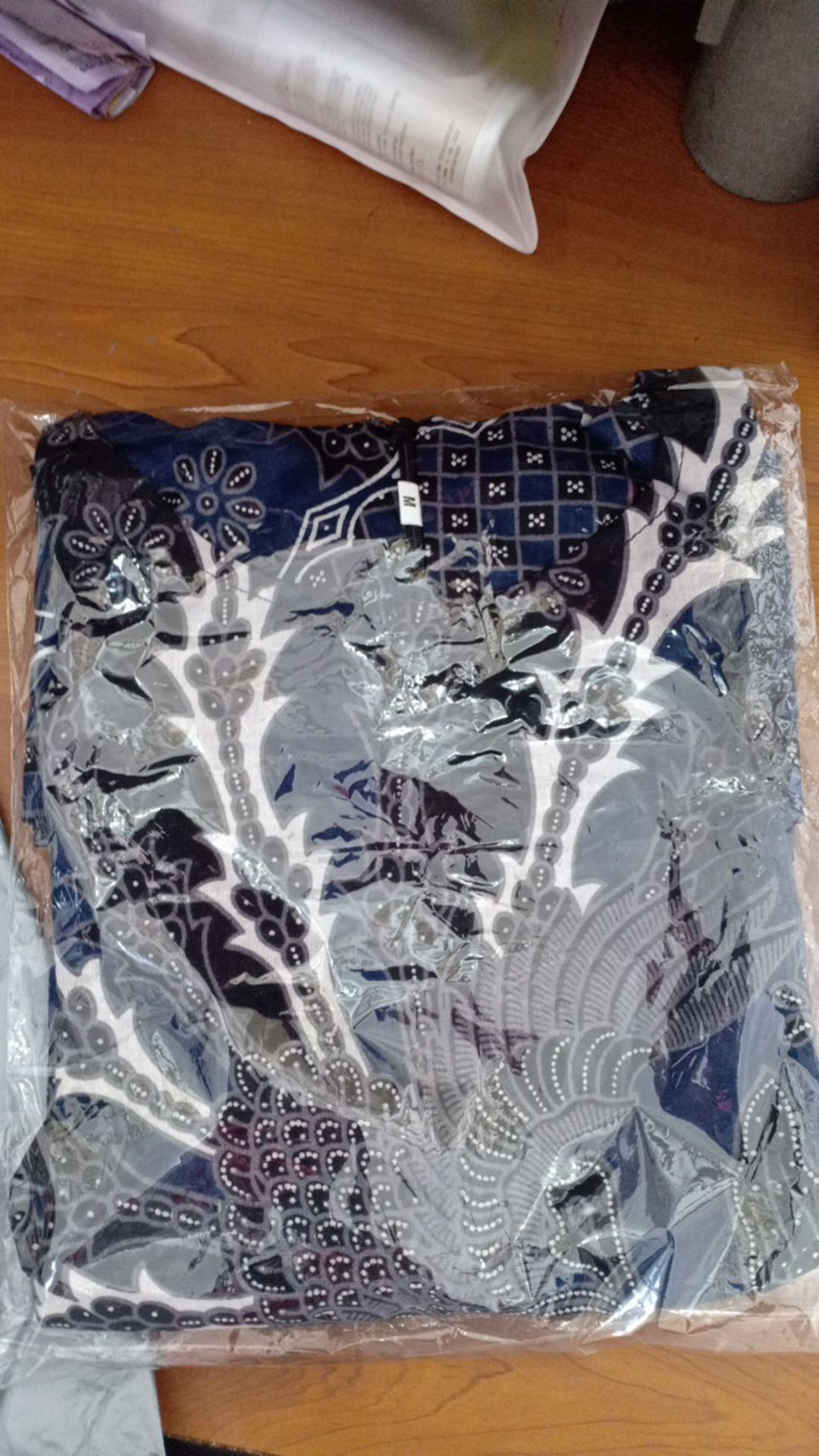 Tey-17 Batik Wanita Asj Sa Hrb026 Kenongo Kemeja Tosca Pendek