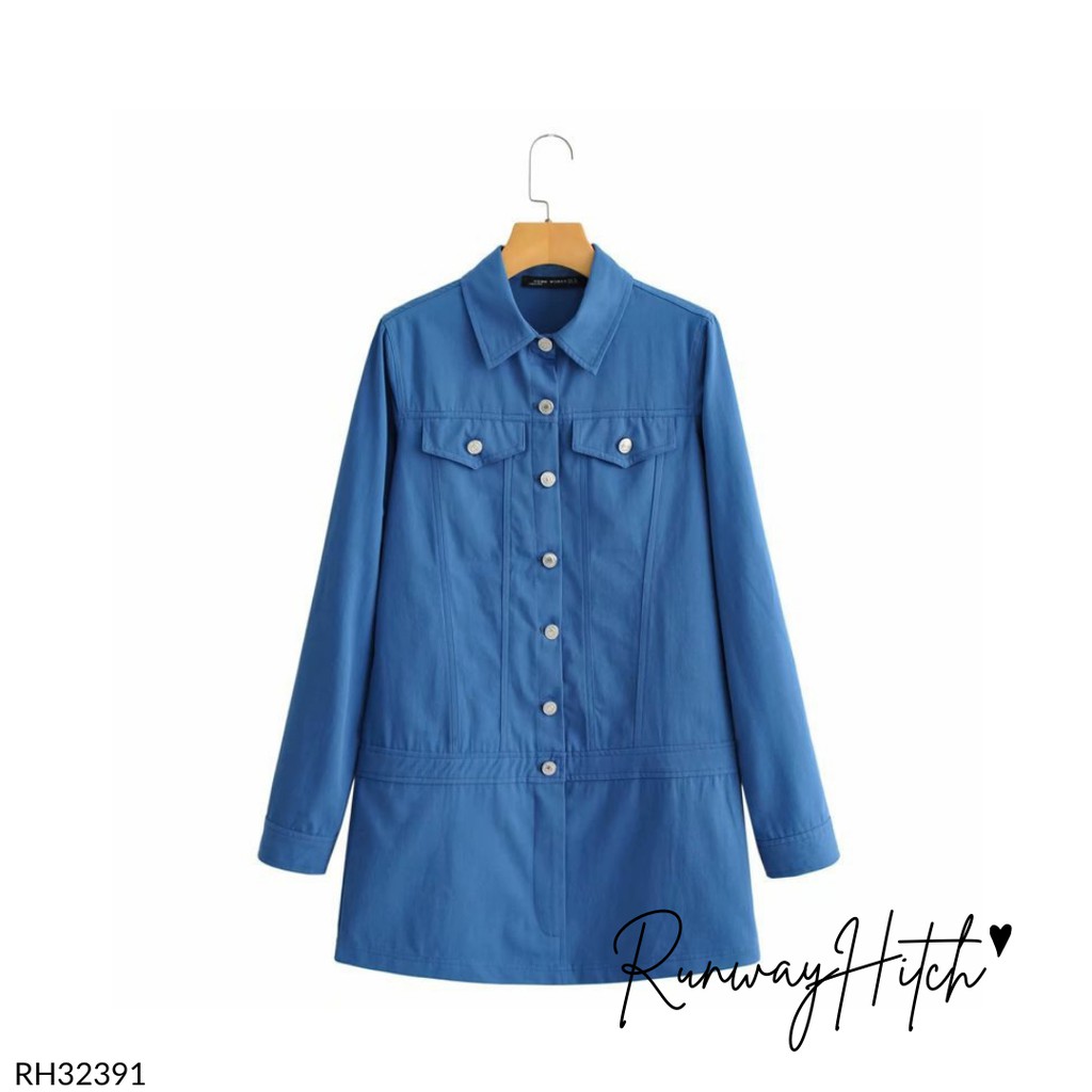 DRESS DENIM WANITA IMPOR MURAH 32391 / DRESS JEANS CEWEK / DRESS KOREA