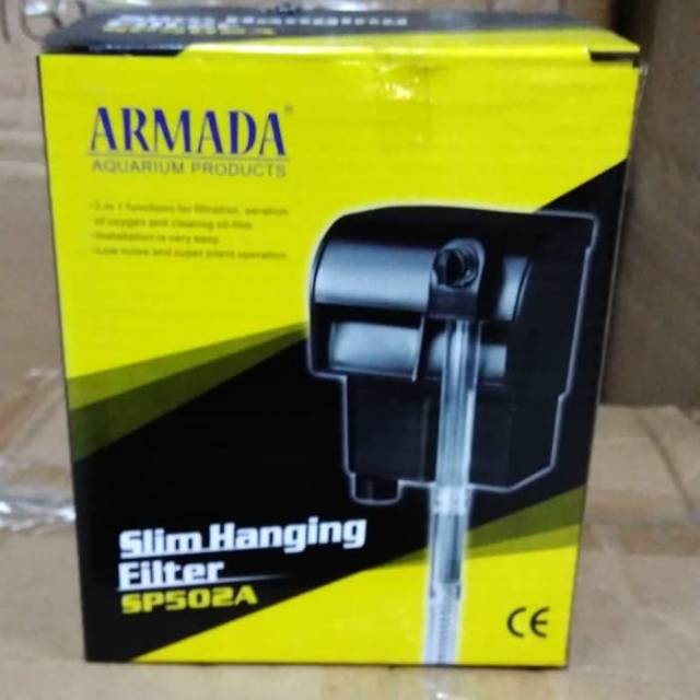 Mesin filter gantung SP502A - Mesin filter aquarium - Mesin saringan air - filter aquarium