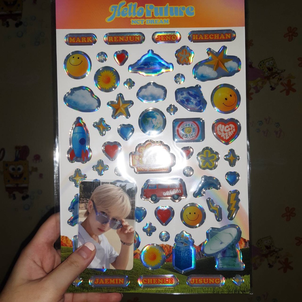 READY NCT DREAM HELLO FUTURE MD - EPOXY STICKER RENJUN