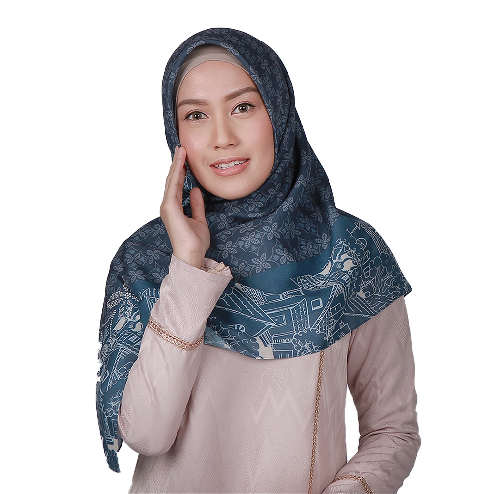 Jual Scarf Kerudung Hijab Segiempat Mukuna - ZOYA