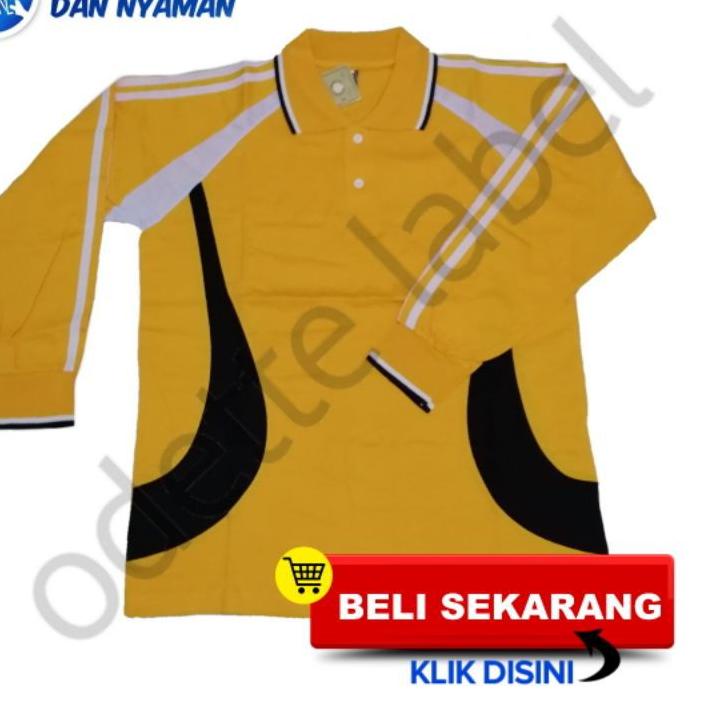 baju olahraga / kaos olahraga / kaos fitnes / baju training / lengan panjang kuning tua 02 ,.