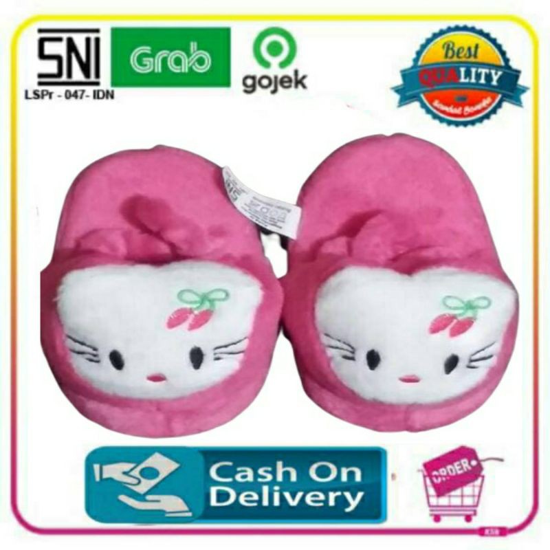  sandal  anak  ss hello kitty sandal  boneka  sandal  rumah 