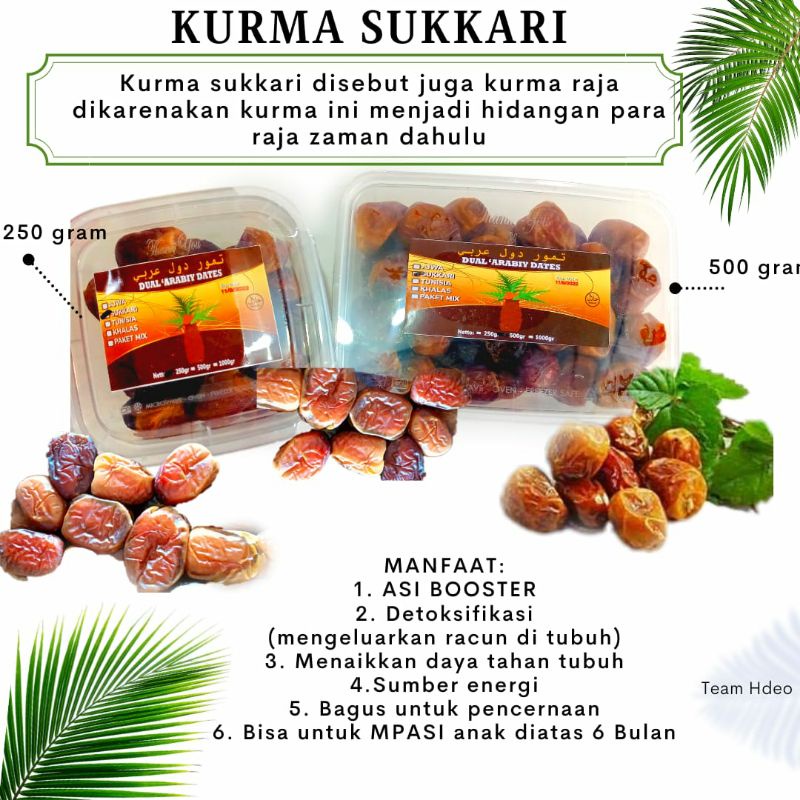 

KURMA SUKKARI/CEMILAN MANIS/PROMIL