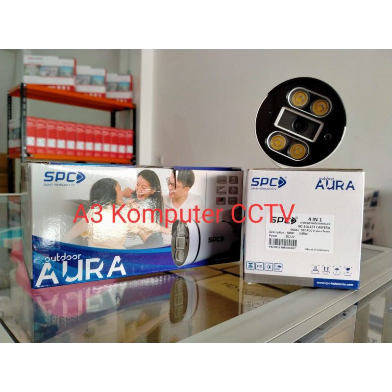 CCTV SPC AURA 2MP Full Colour Outdoor - Kamera Pengawas Canggih dengan Resolusi Tinggi dan Visibilitas Malam Warna