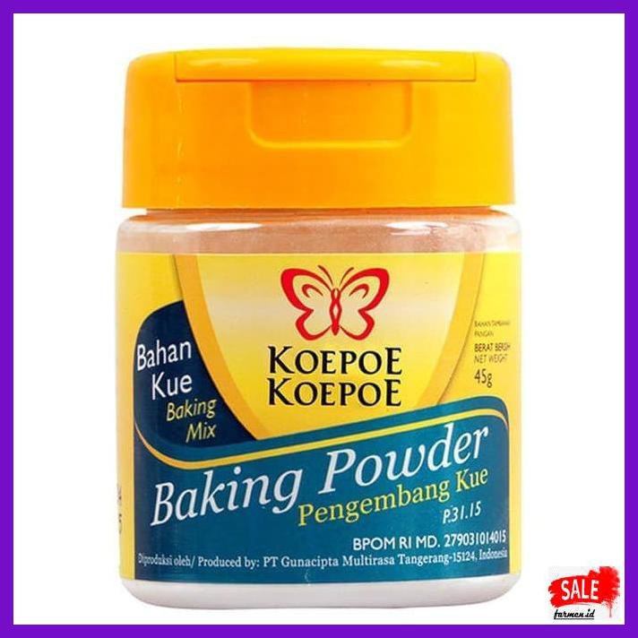 

DERPOWBAKING- BAKING POWDER KOEPOE KOEPOE PENGEMBANG KUE 45G KUPU KUPU -ASLIII.