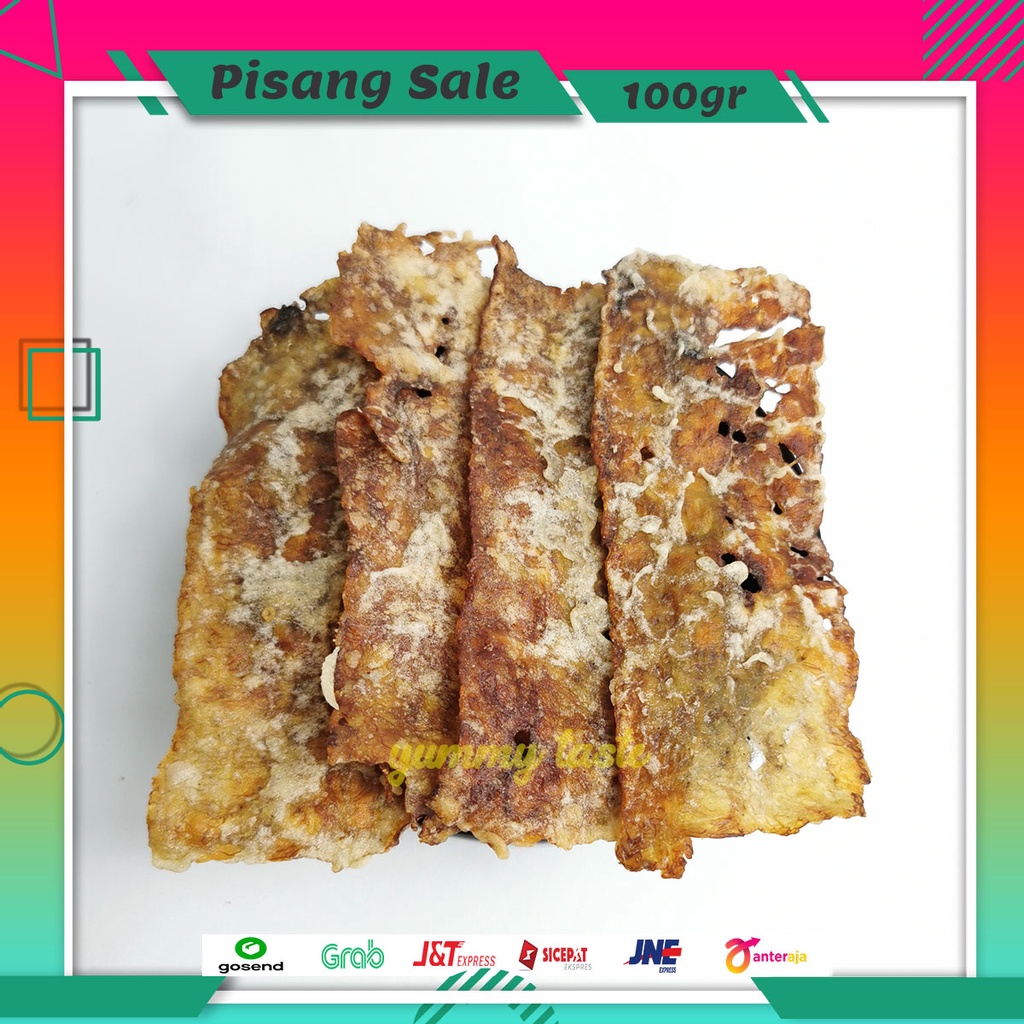 

[100gr] KERIPIK PISANG SALE / KERIPIK PISANG SALEH (8pcs)