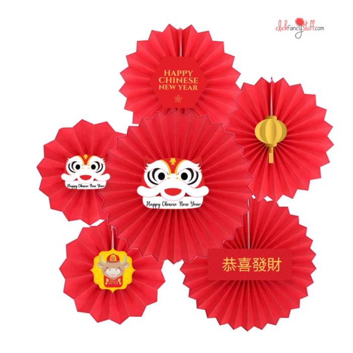 

Paper fan imlek dekorasi imlek gantungan imlek paper fan merah imlek - PROMO - Bisa COD -