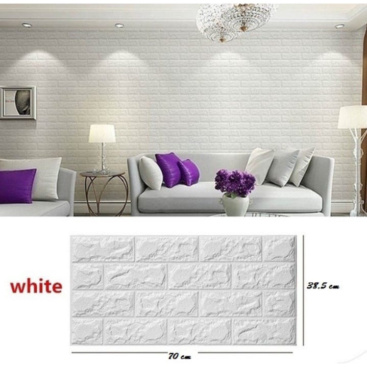 WALLPAPER DINDING 3D FOAM TERMURAH // PREMIUM QUALITY-3