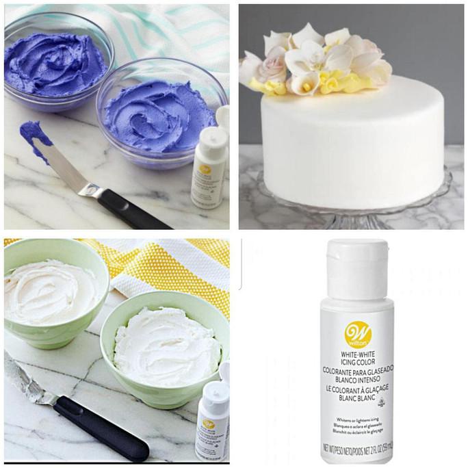 

PEWARNA WILTON WHITE WHITE ICING COLOR PEWARNA MAKANAN PUTIH KUE CAKE