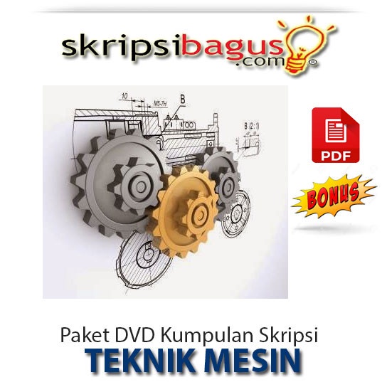 Paket Dvd Kumpulan "Skripsi Teknik Mesin" Lengkap Terbaik